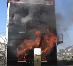 Fire testing - exterior