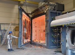 Fire testing - lab furnace